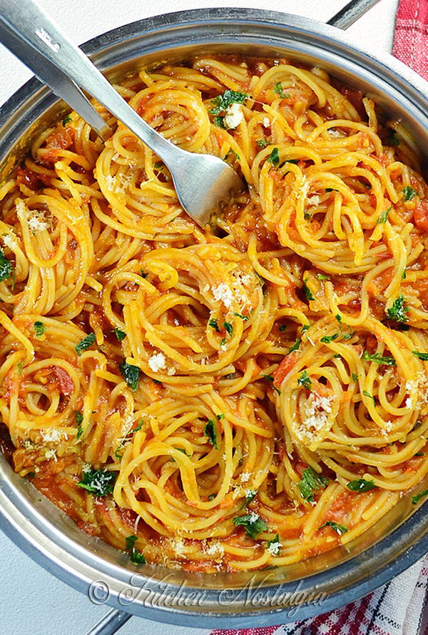 One Pot Spaghetti Beautiful E Pot Spaghetti