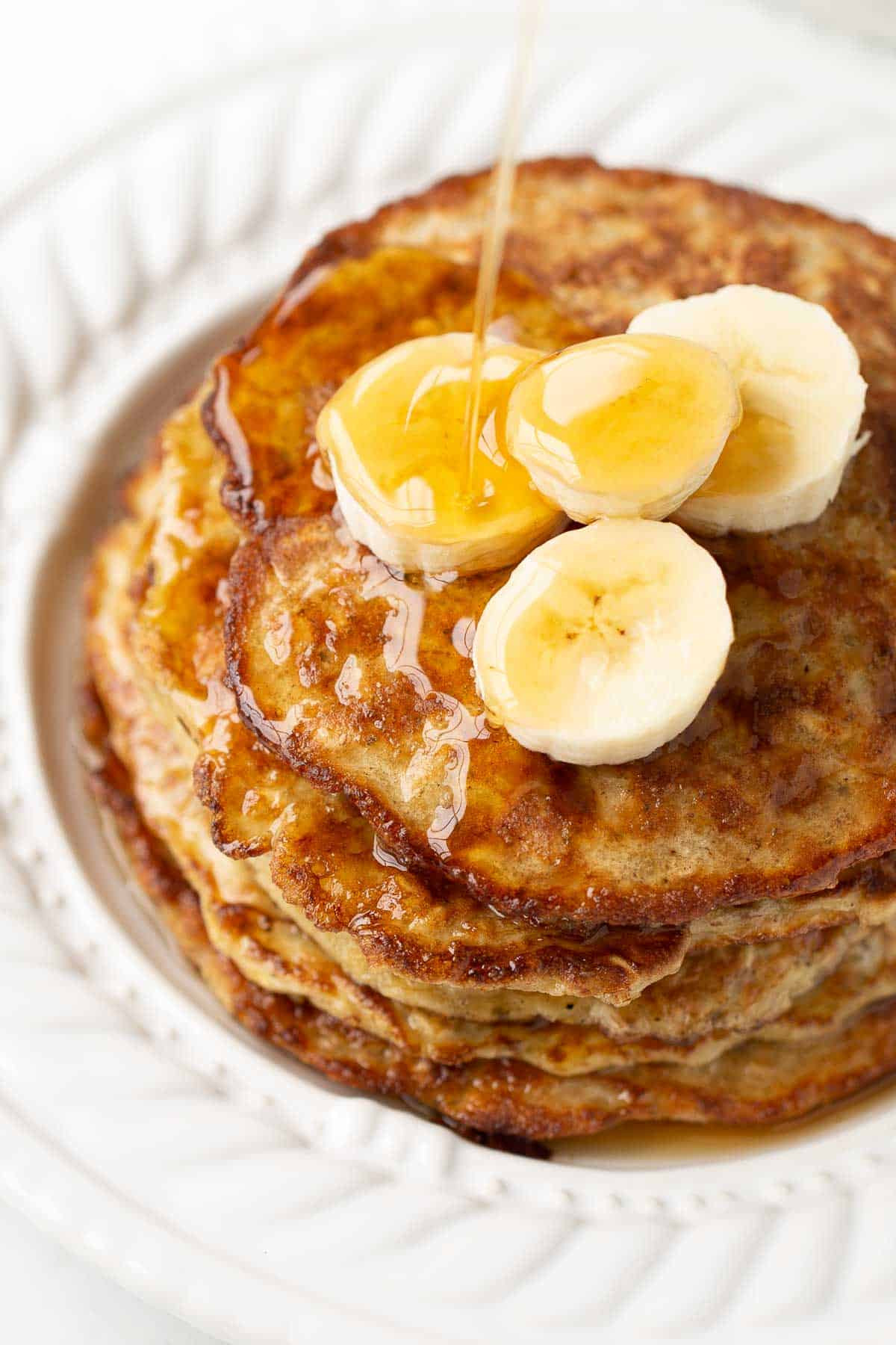 Easy Banana Egg Oatmeal Pancakes to Make at Home