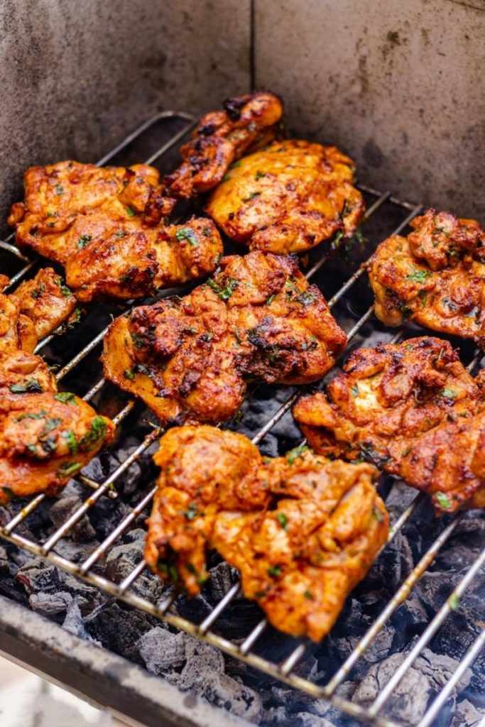 Delicious Boneless Chicken Thighs On Grill