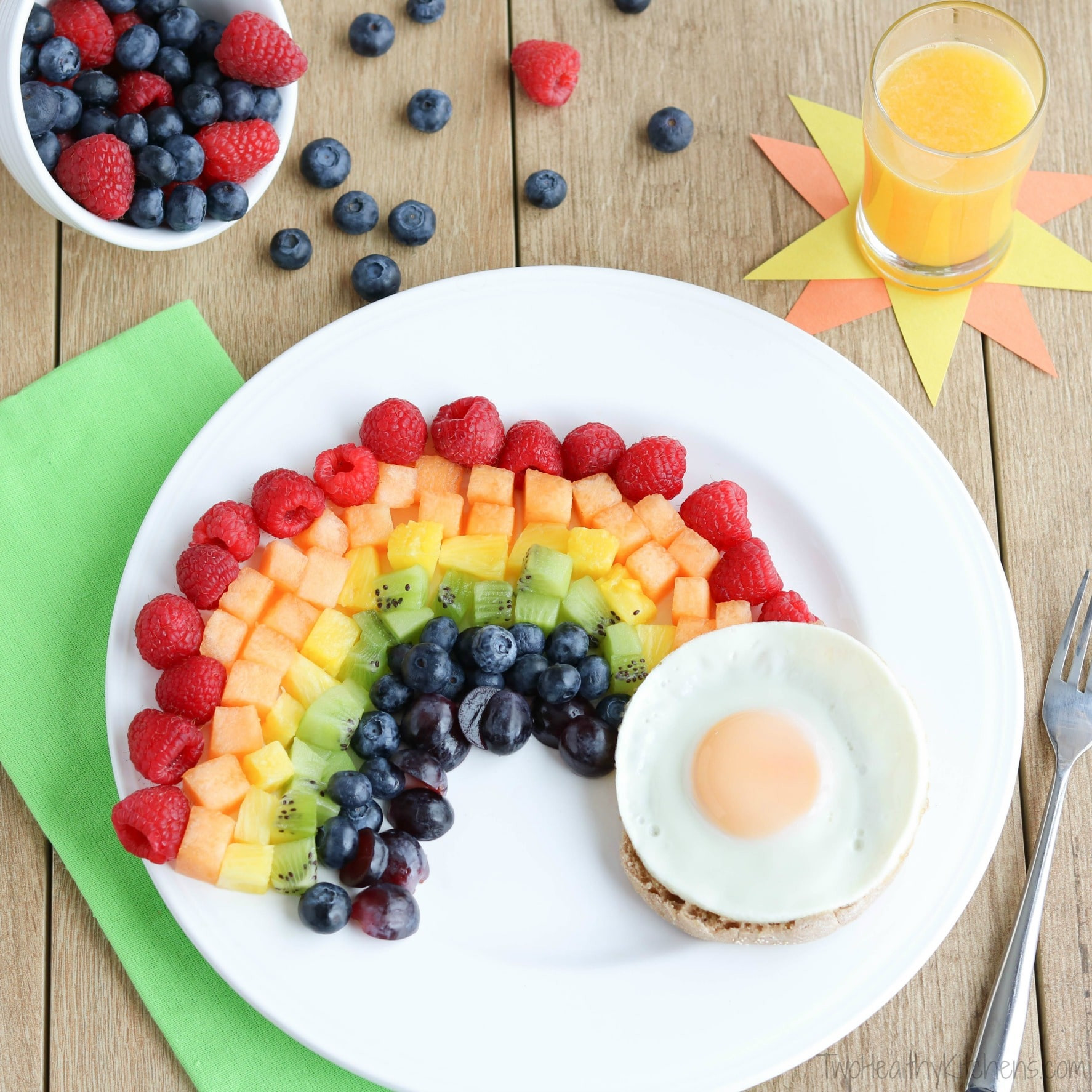 Breakfast Food for Kids Unique Fruit Rainbow with A Pot Of Gold Fun Breakfast Idea for