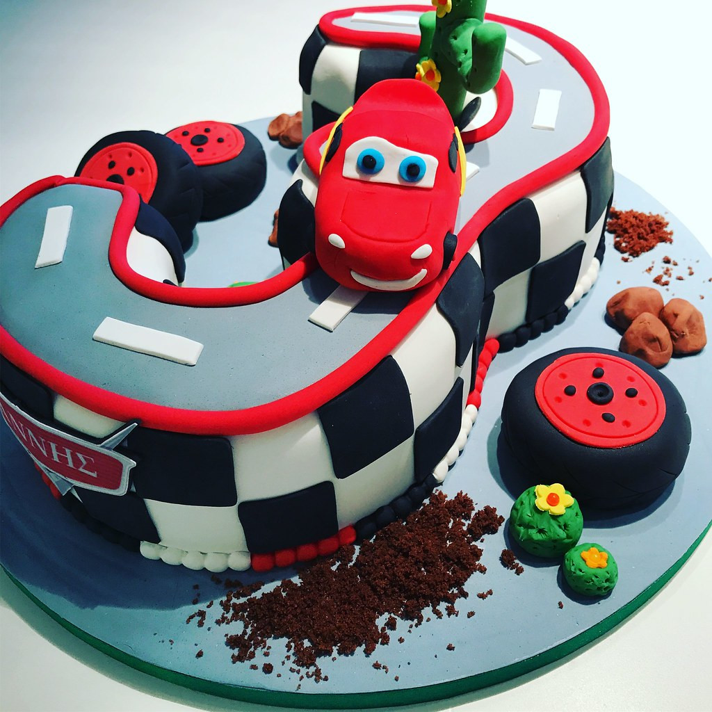 Best Ever Cars Birthday Cake