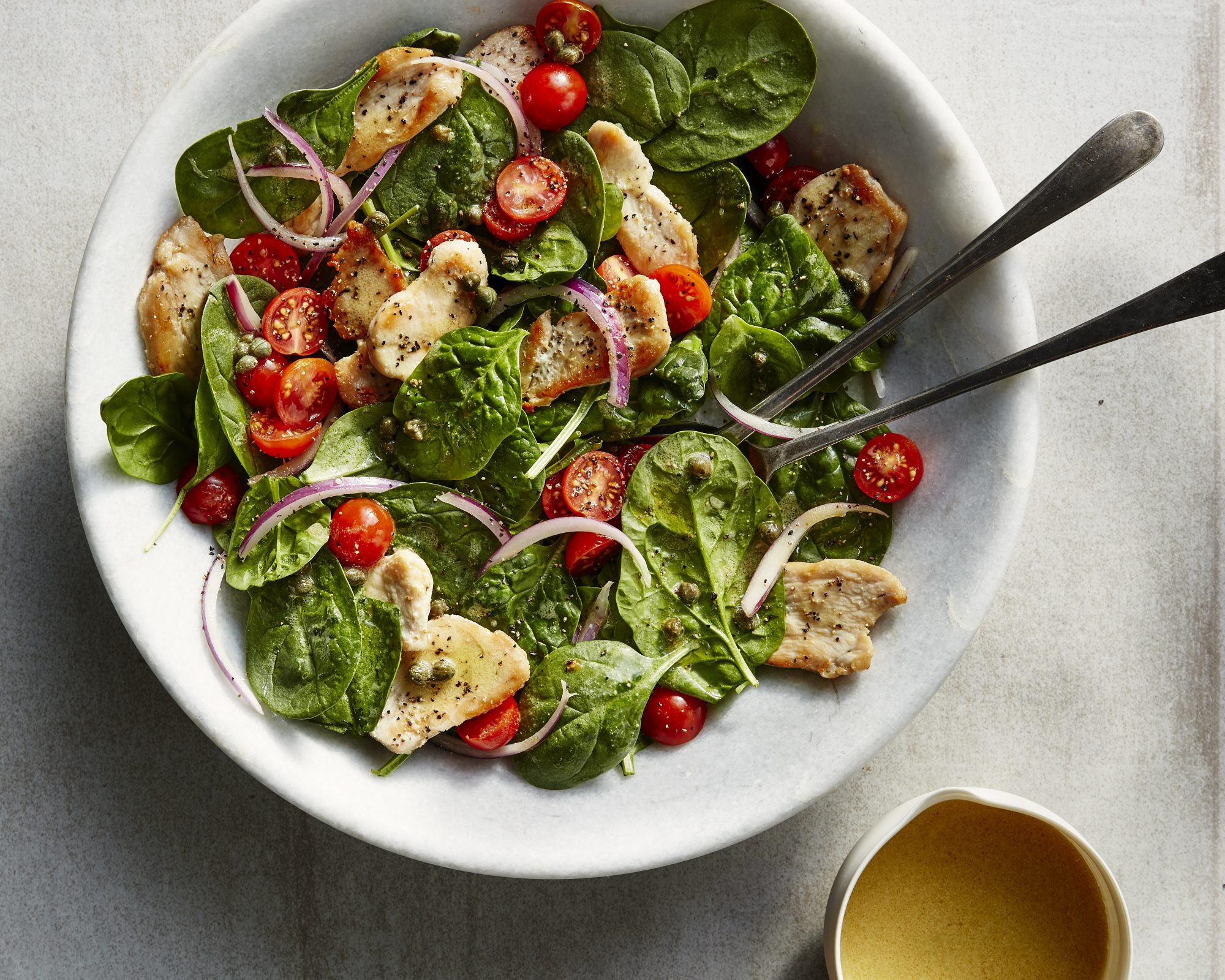 Best Ever Chicken and Spinach Salad