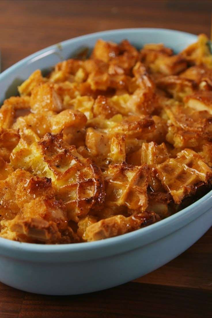 Our 15 Chicken and Waffles Casserole Ever