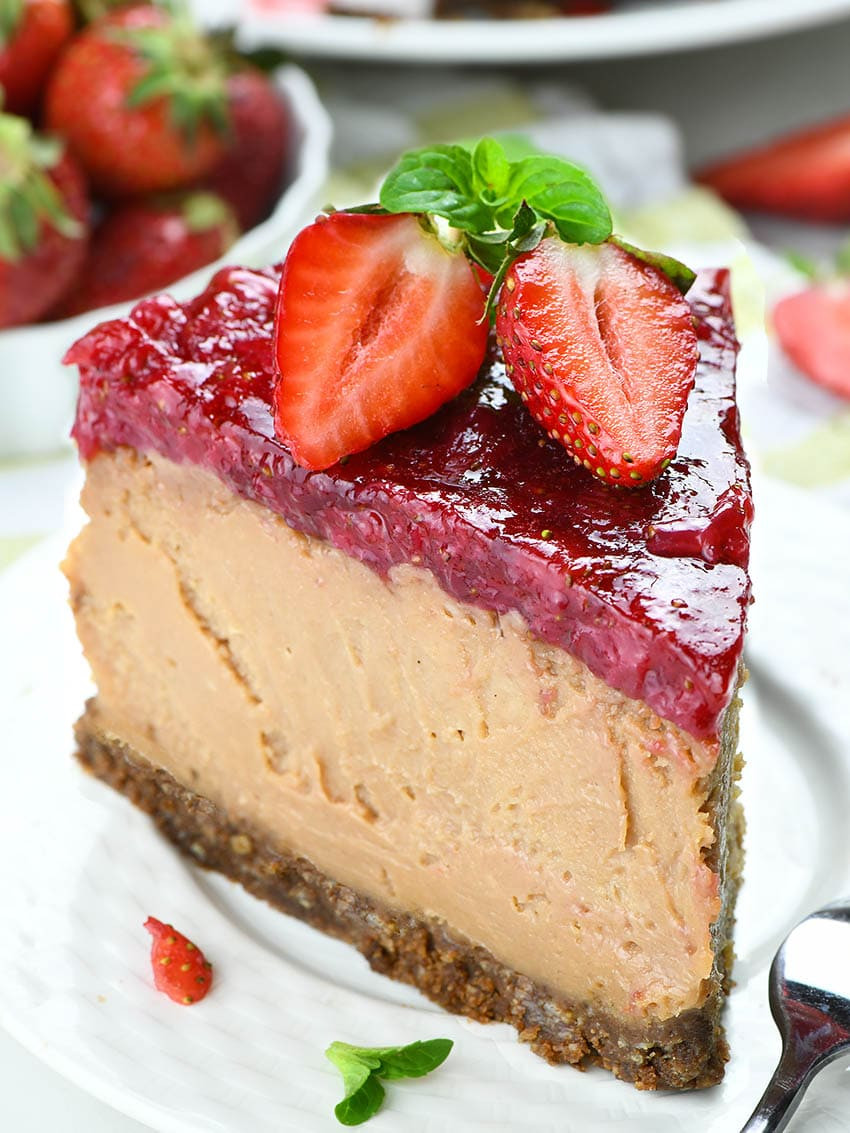 Chocolate Strawberry Cheese Cake Elegant Strawberry Chocolate Cheesecake Omg Chocolate Desserts