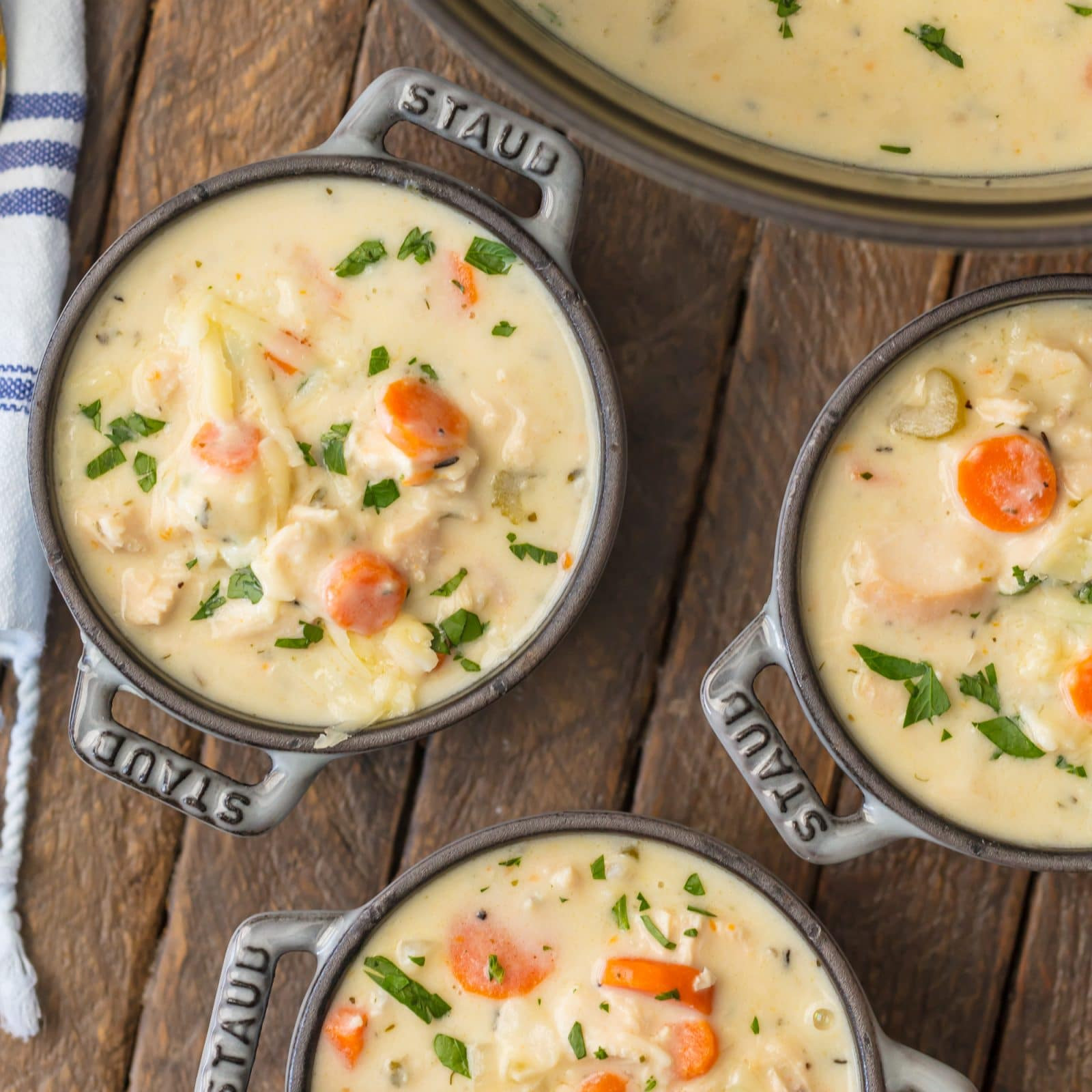 Creamy Chicken soup Beautiful Creamy Chicken soup Simply Sated