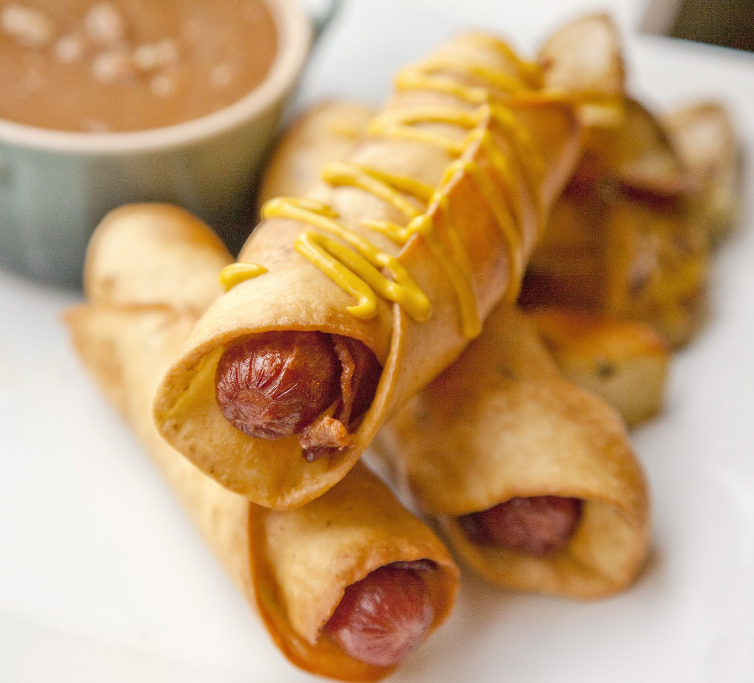 Deep Fried Bacon Wrapped Hot Dogs Luxury Urbancookery Deep Fried Bacon Wrapped Hot Dogs