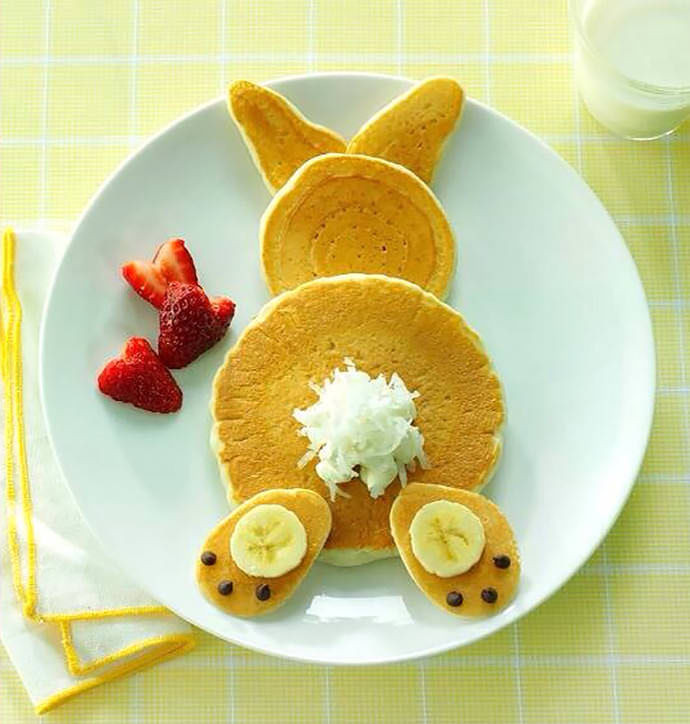 The top 15 Ideas About Easter Bunny Pancakes
