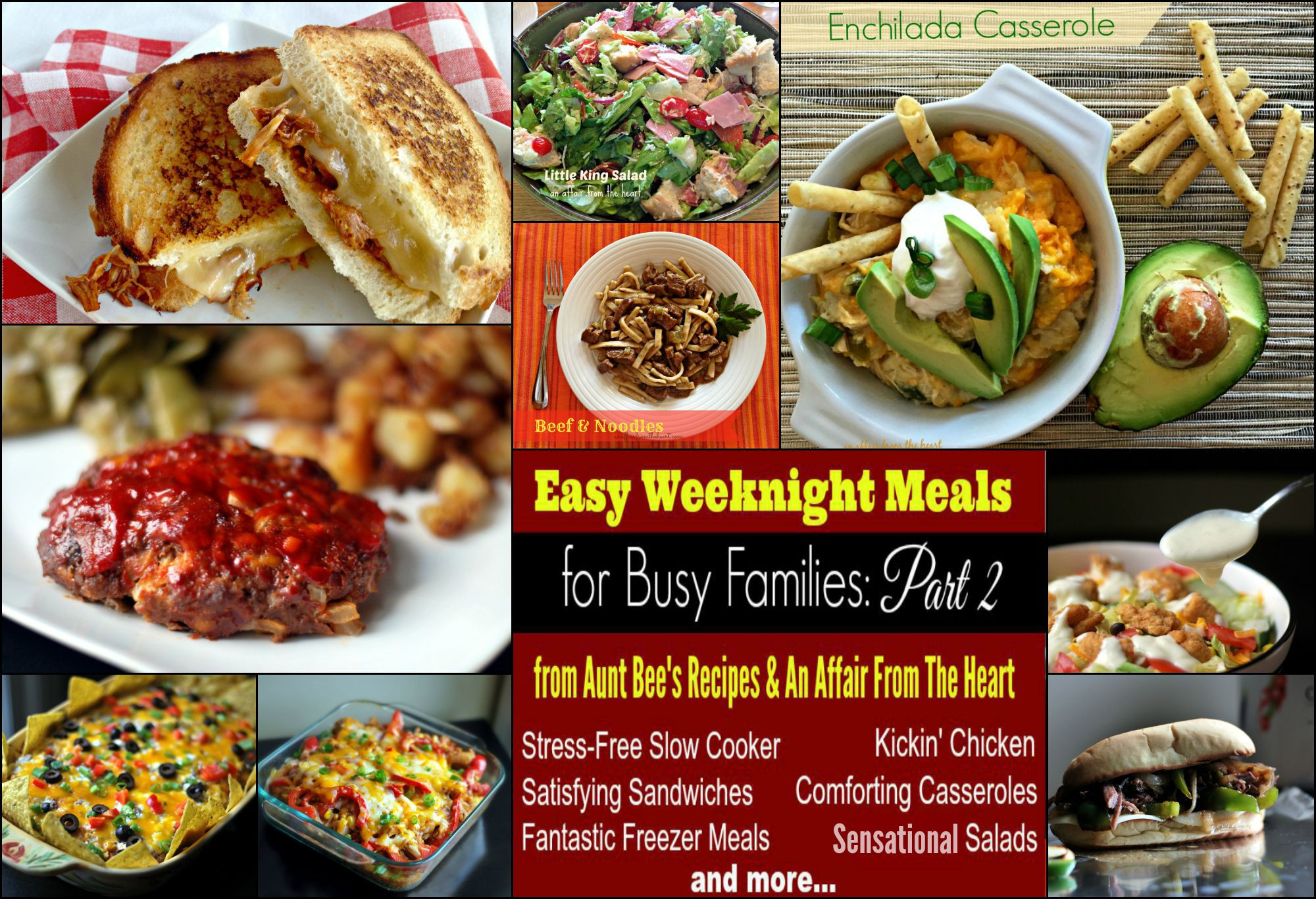 Easy Weeknight Dinners for Two Inspirational Easy Weeknight Meals for Busy Families Part 2 – Aunt Bee