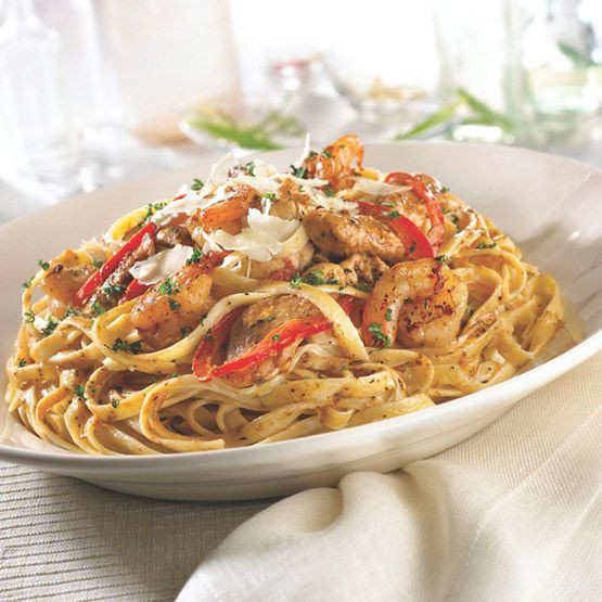 Best Fridays Cajun Chicken and Shrimp Pasta Recipe
 Compilation