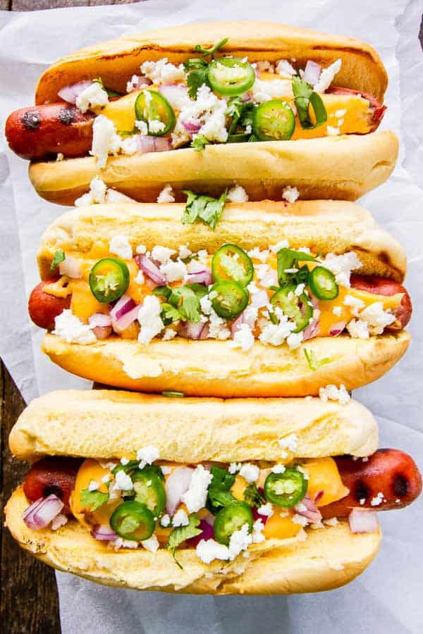 Gourmet Hot Dogs Fresh Cheesy Mexican Gourmet Hot Dogs • the Wicked Noodle