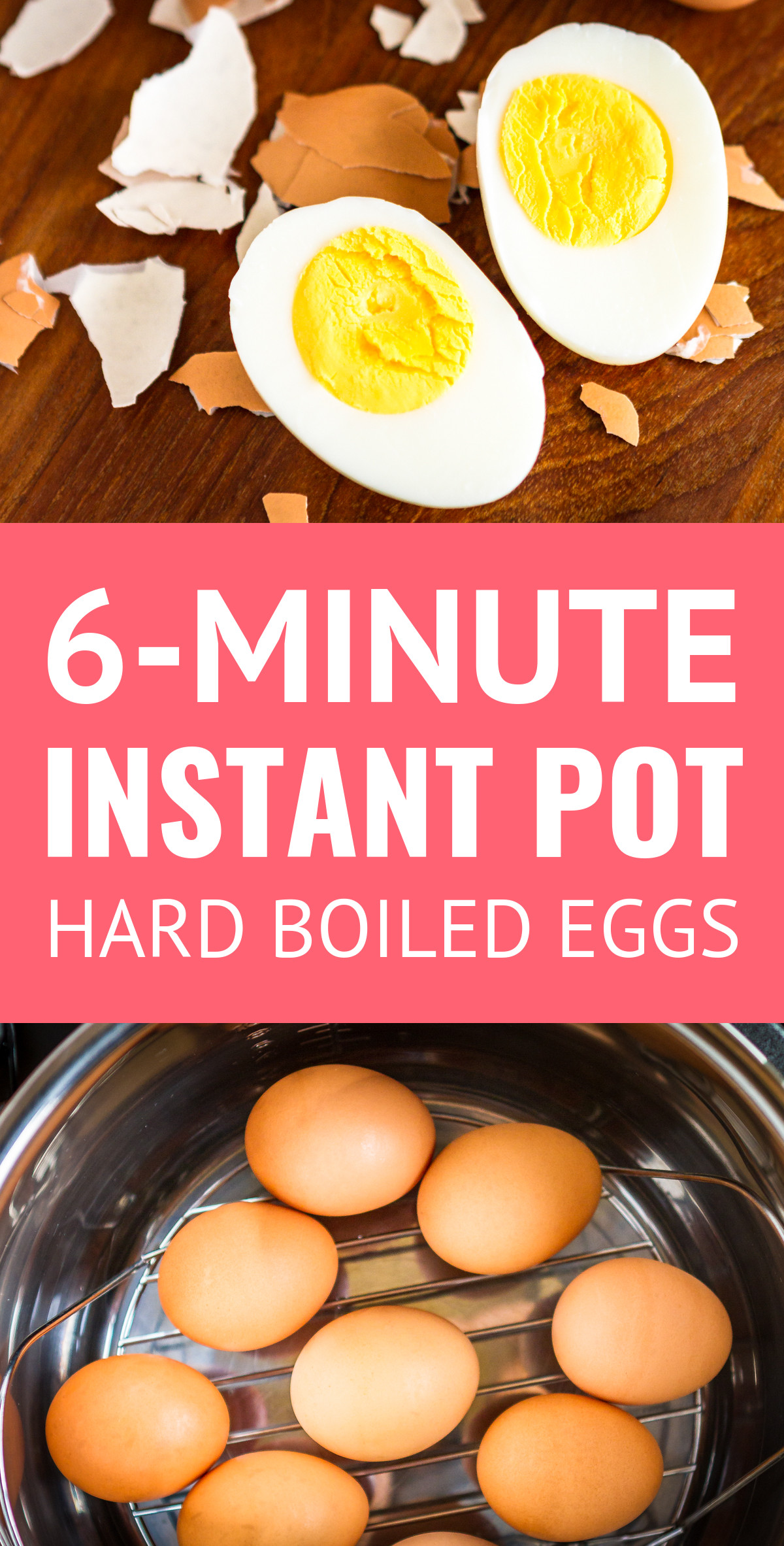 Instant Pot Recipes Hard Boiled Eggs Lovely 6 Minute Instant Pot Hard Boiled Eggs