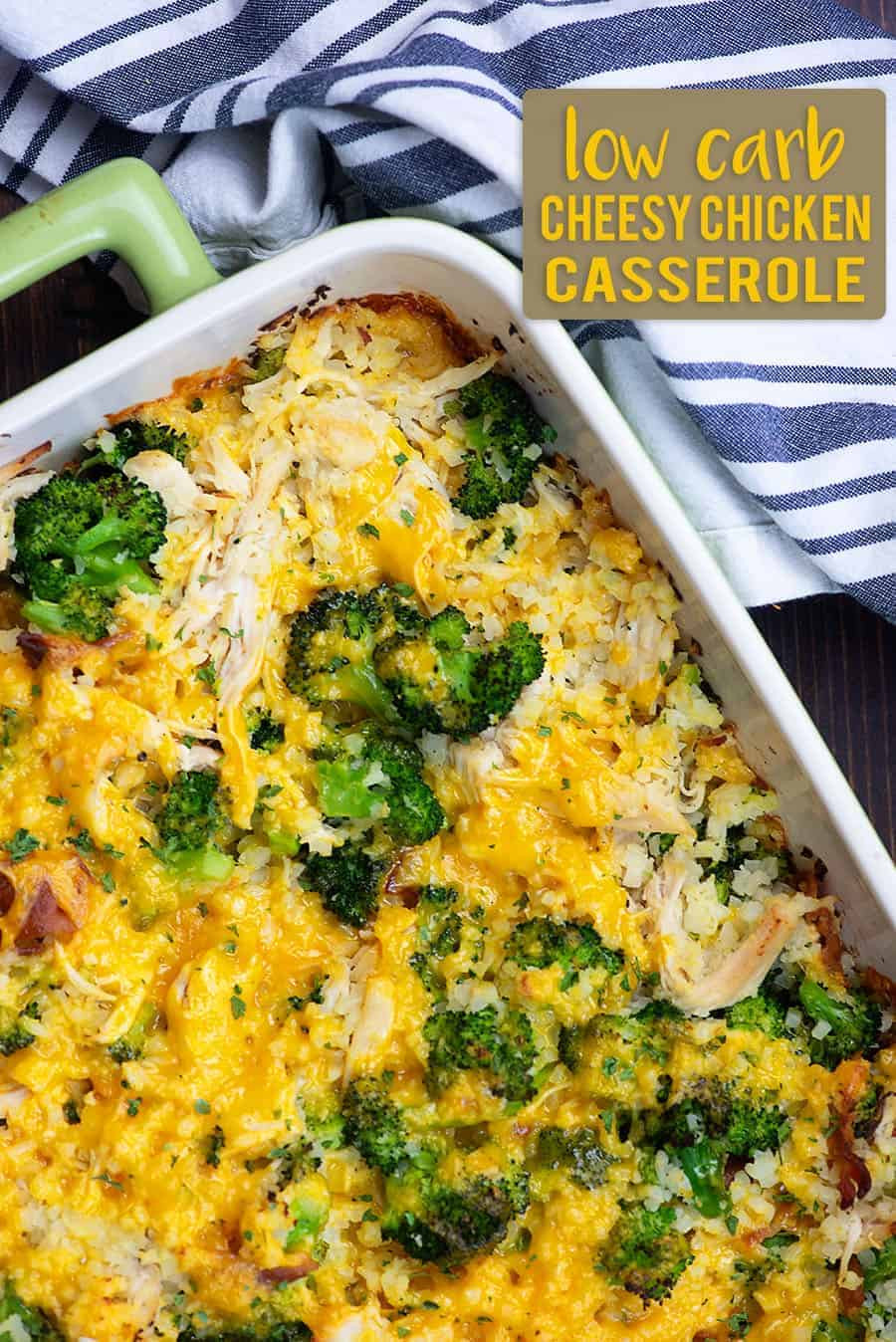 The Most Satisfying Low Carb Chicken Broccoli Cheese Casserole