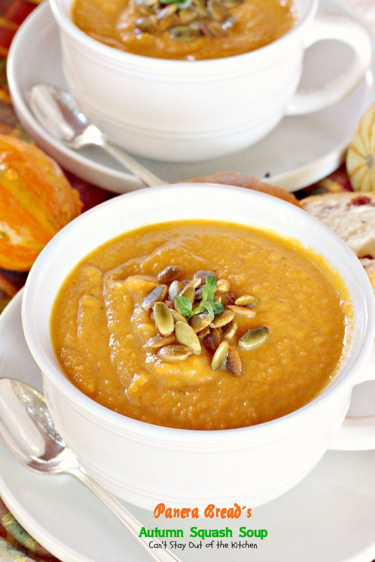 Panera Bread Squash soup Recipe Inspirational Panera Bread S Autumn Squash soup Can T Stay Out Of the