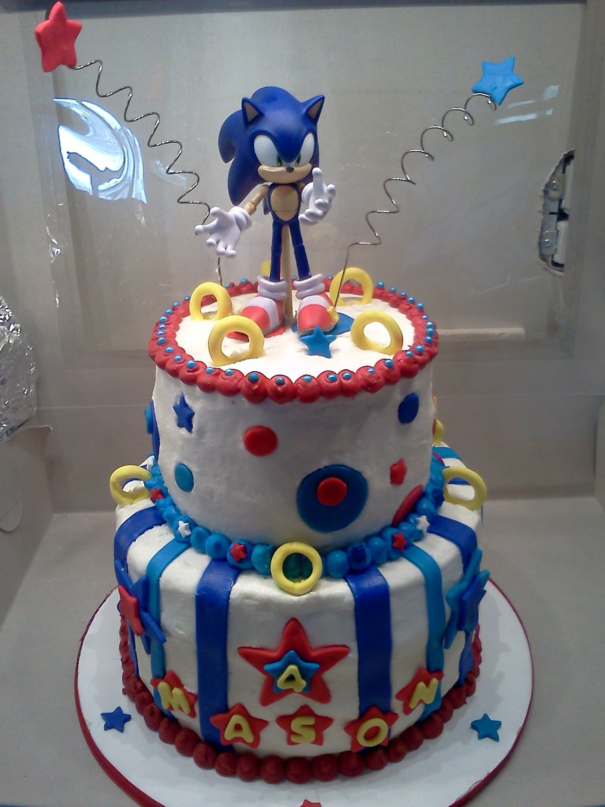 Sonic Birthday Cake Unique Sweet Treats by Angie sonic the Hedgehog Cake