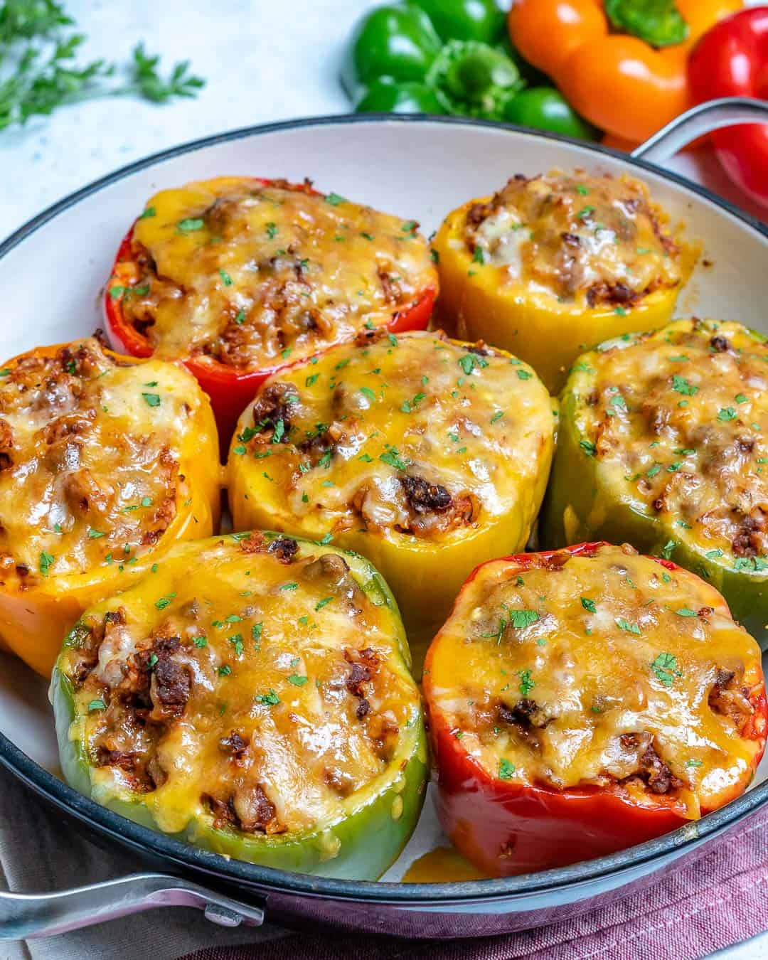 Stuffed Bell Peppers with Ground Beef Inspirational Easy Stuffed Peppers Recipe