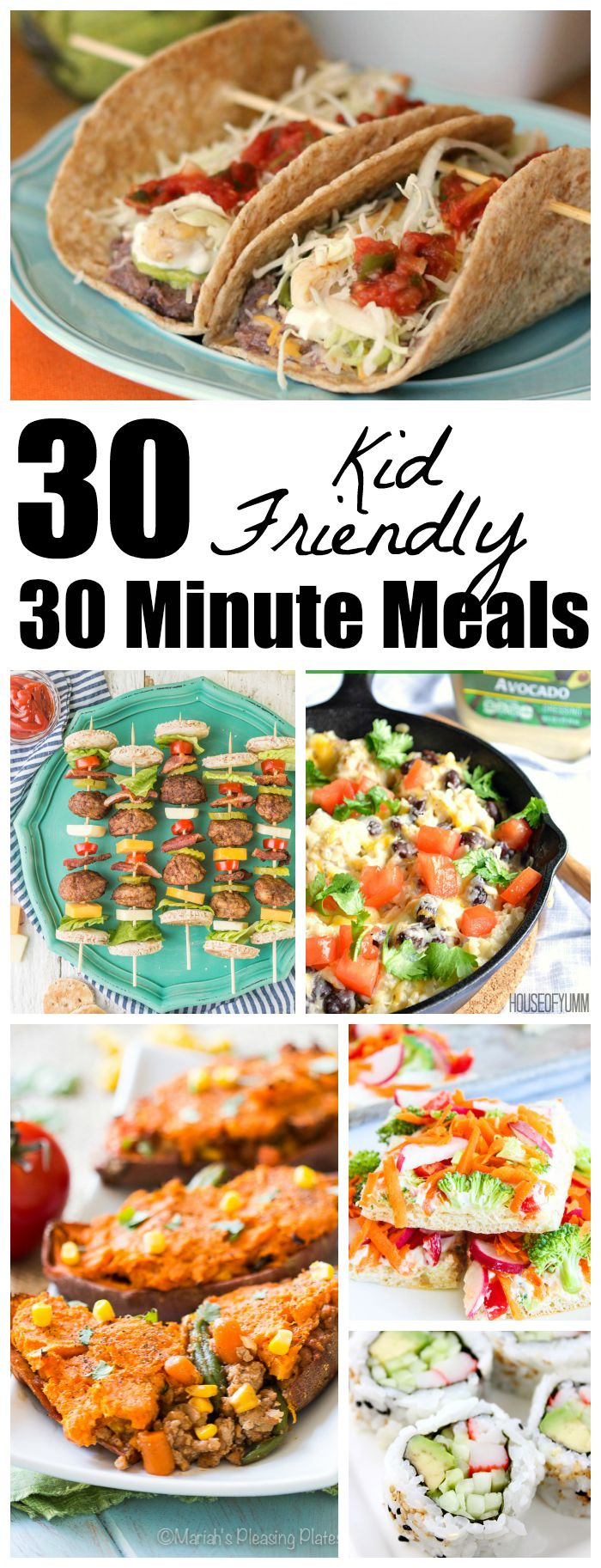 30 Minute Meals for Kids Unique 30 Kid Friendly 30 Minute Meals the Weary Chef