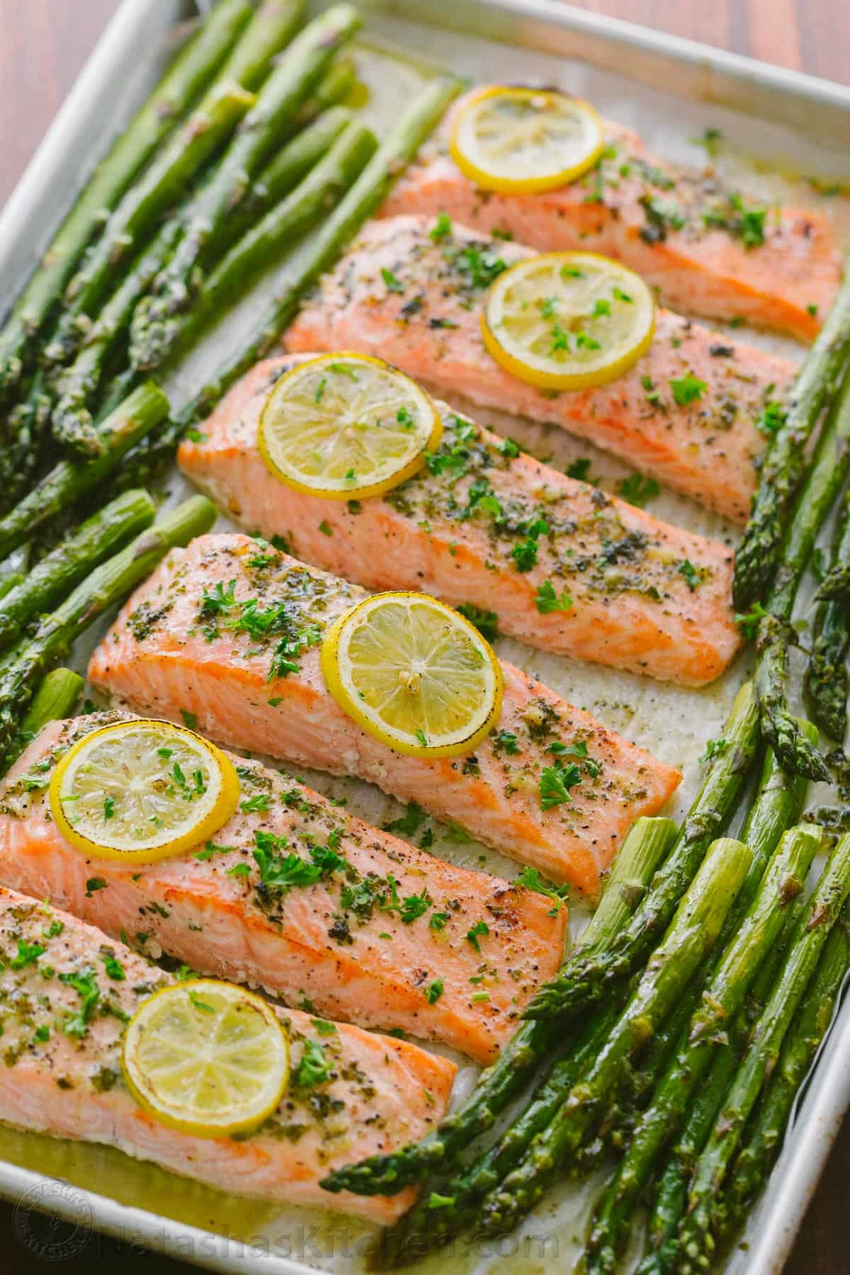 15 Great asparagus and Salmon