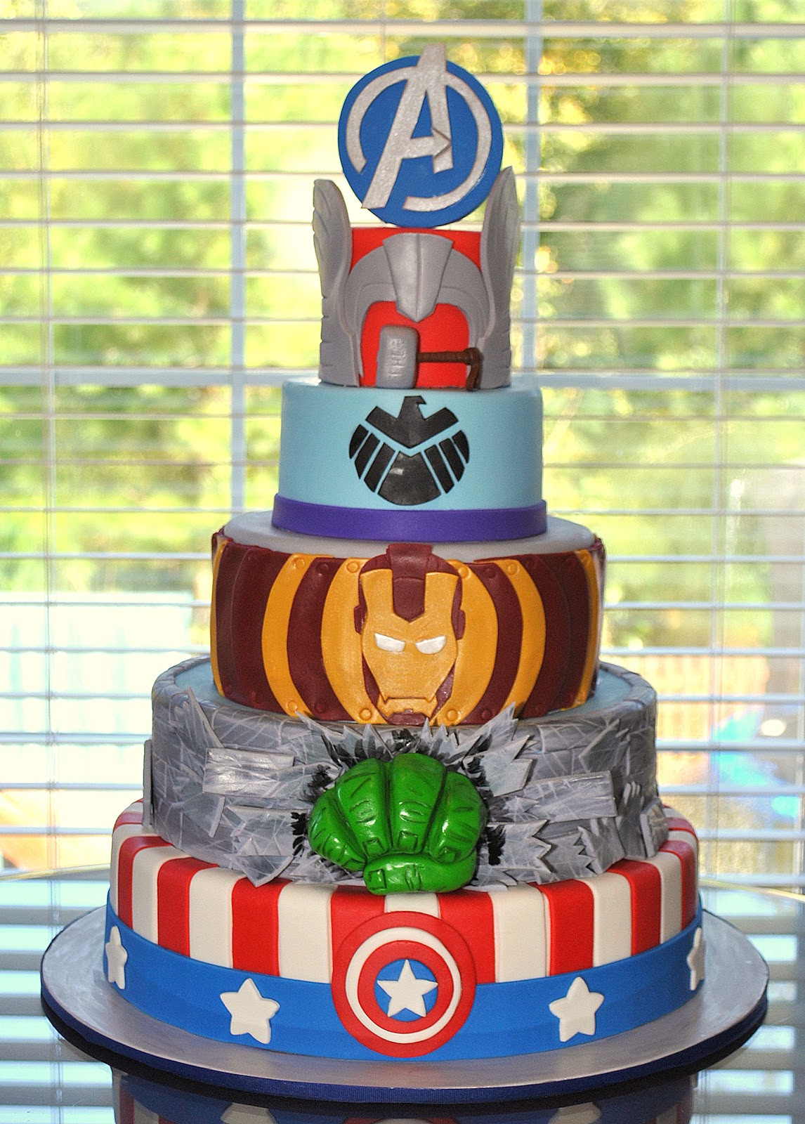 Avengers Birthday Cake Unique Hope S Sweet Cakes Avengers Cake and Party