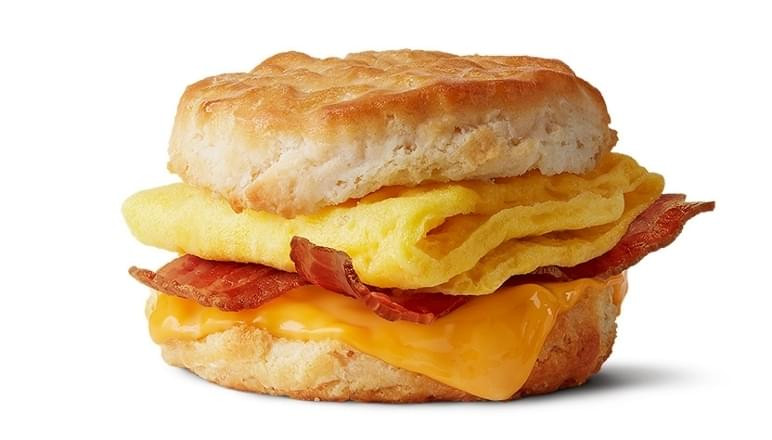 All Time top 15 Bacon Egg Cheese Biscuit Calories