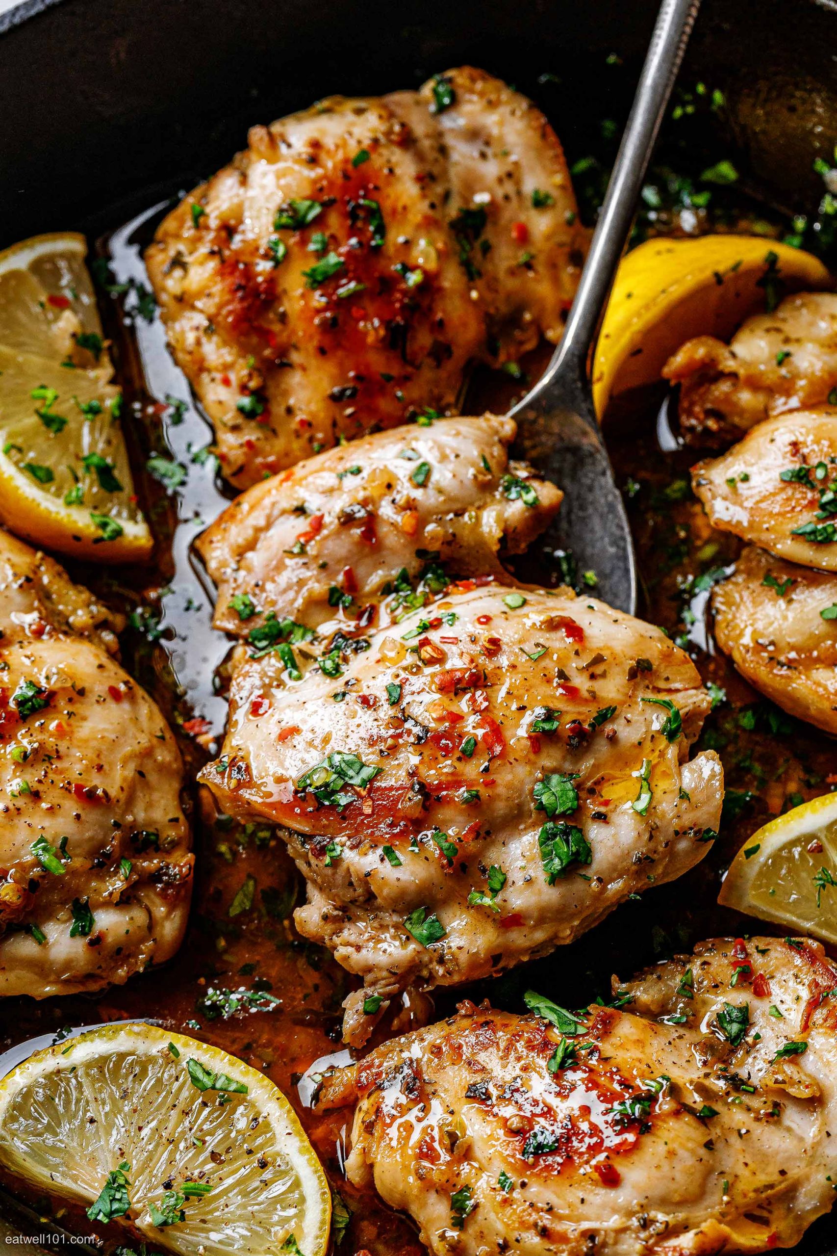 All Time Best Baked Lemon Chicken Thighs