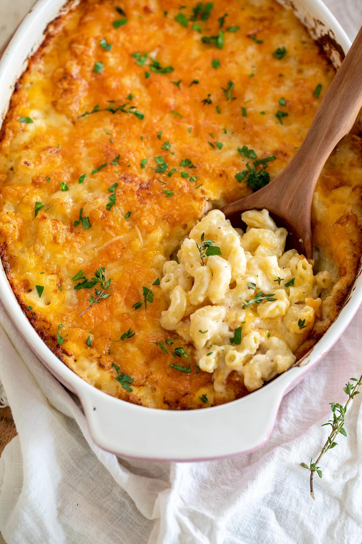 Our Most Shared Baked Macaroni and Cheese with Cream Cheese
 Ever