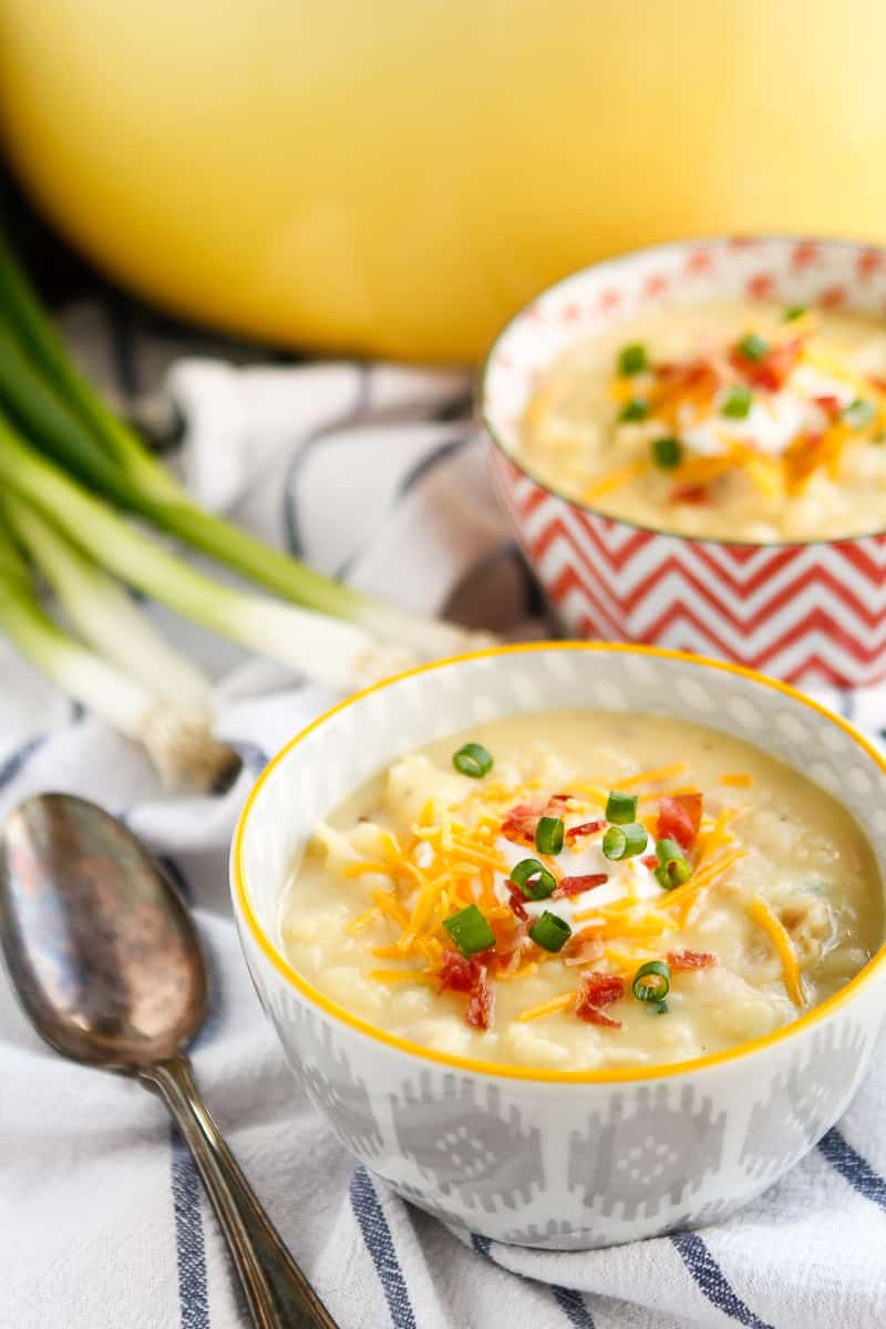 Baked Potato soup with Cream Cheese Awesome 30 Minute Loaded Baked Potato soup