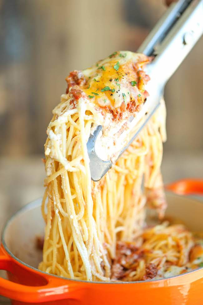 Baked Spaghetti with Cream Cheese and sour Cream Luxury 10 Best Baked Spaghetti with sour Cream and Cream Cheese