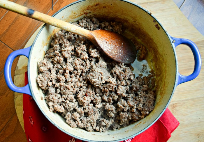 Baking soda Ground Beef Beautiful Best Ever Super Secret Chili Recipe Beef Browning Tip
