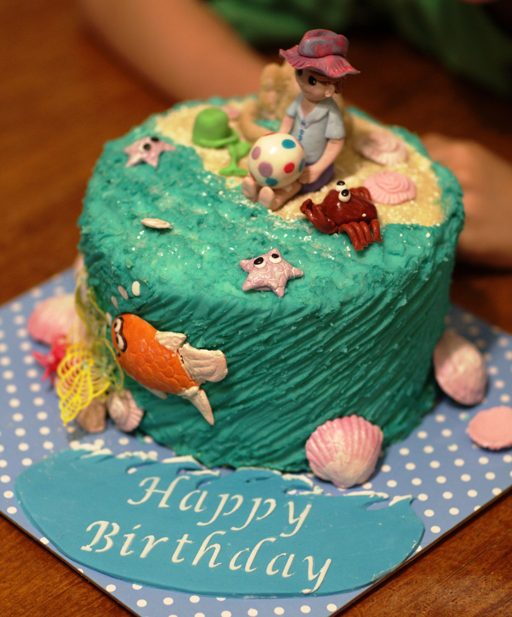 15 Beach Birthday Cake
 You Can Make In 5 Minutes