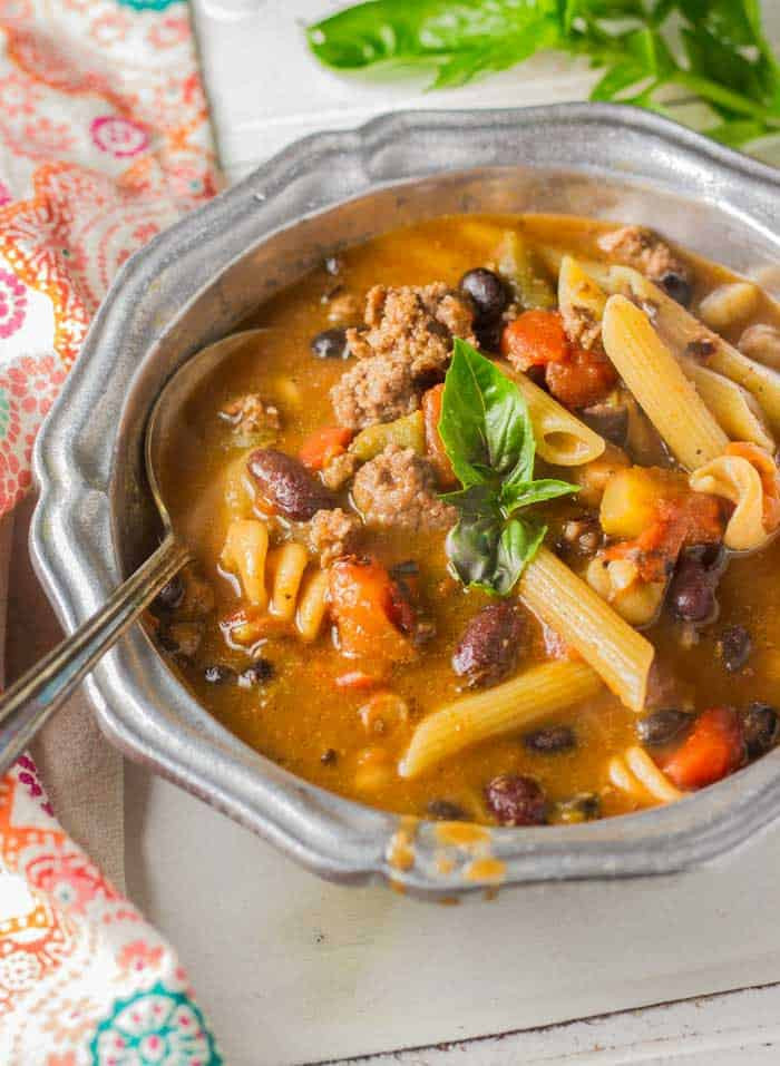 Beef Minestrone soup Recipe Luxury Beef Minestrone soup • the Wicked Noodle