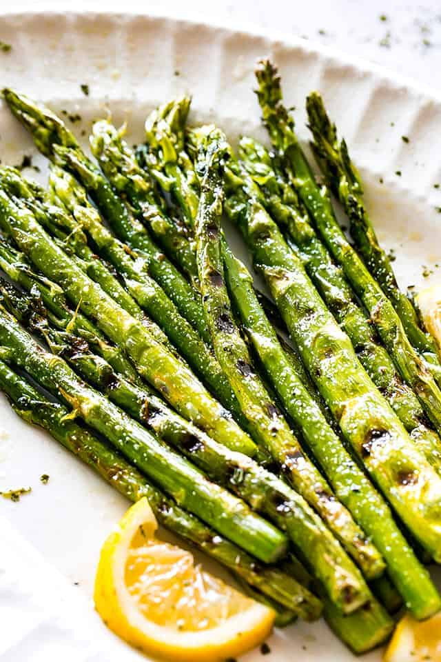 Best Way to Grill asparagus Inspirational Easy Grilled asparagus topped with Parmesan