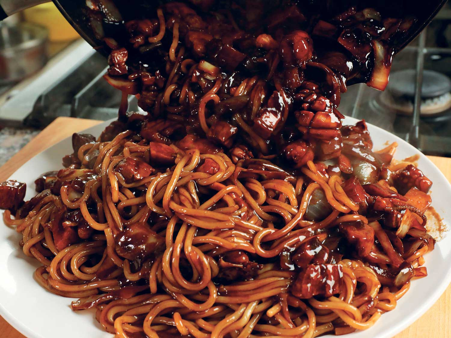 Black Bean Noodles Recipe Best Of Korean Black Bean Noodles Jajangmyeon