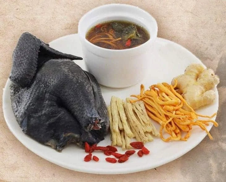 Black Chicken soup New Chinese Medicative Black Chicken soup Recipe