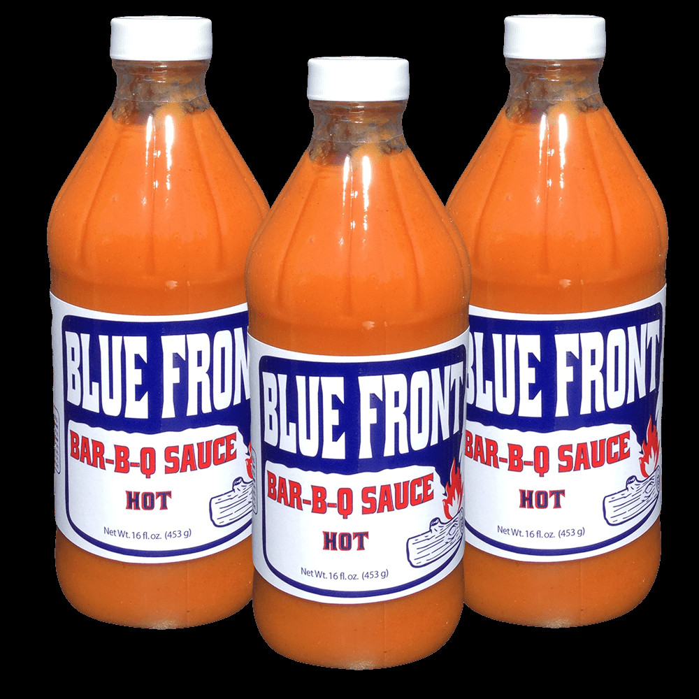 Bluefront Bbq Sauce Luxury Thick Spicy &amp; southern Blue Front Bar B Q Sauces