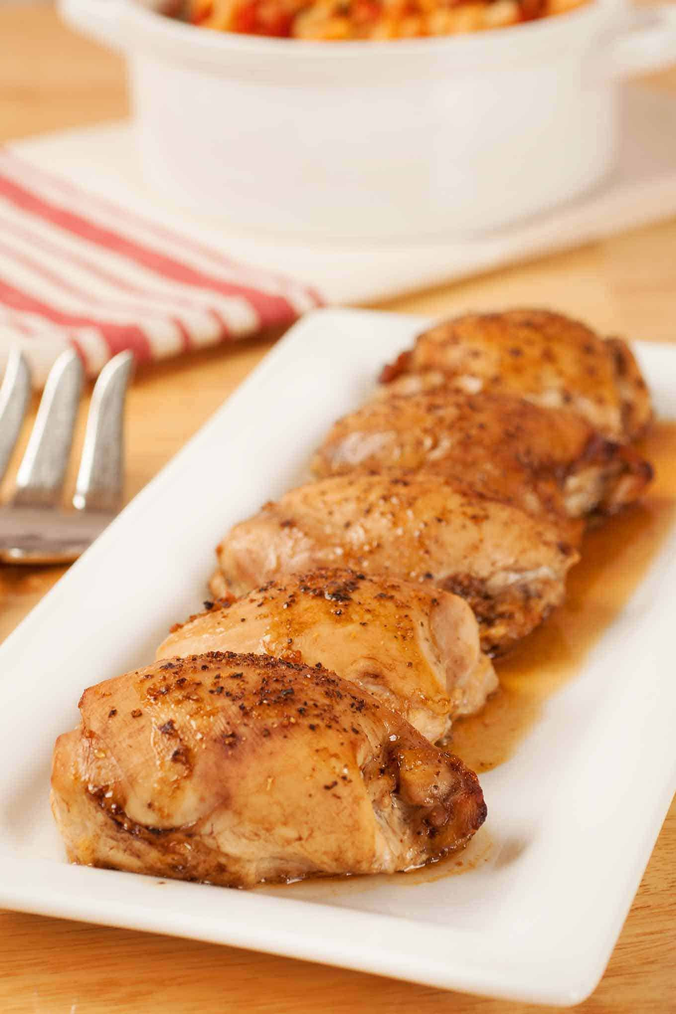 Boneless Chicken Thighs In Oven Unique Oven Roasted Chicken Thighs Recipe Mygourmetconnection