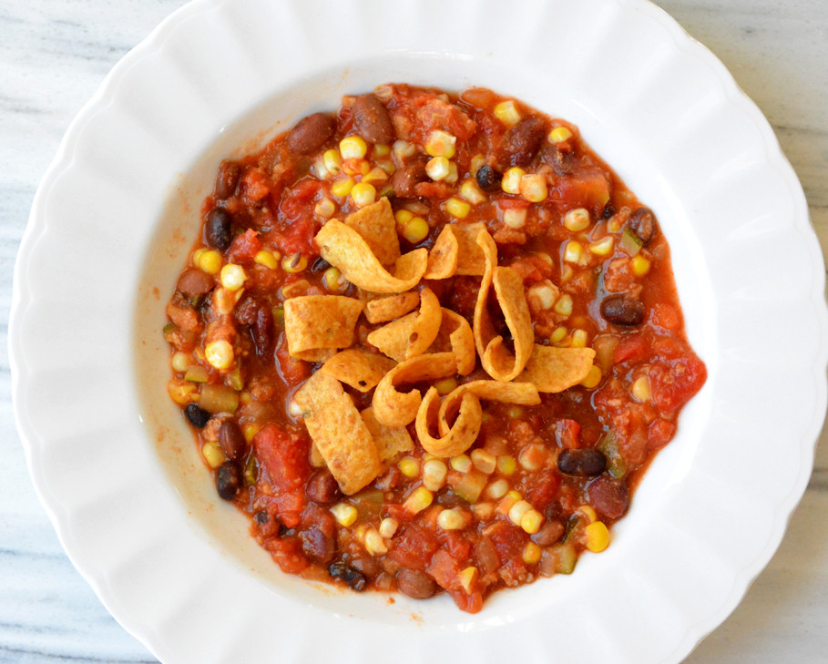 Calories In Vegetarian Chili Lovely 253 Calories Ve Arian Chili with Fritos