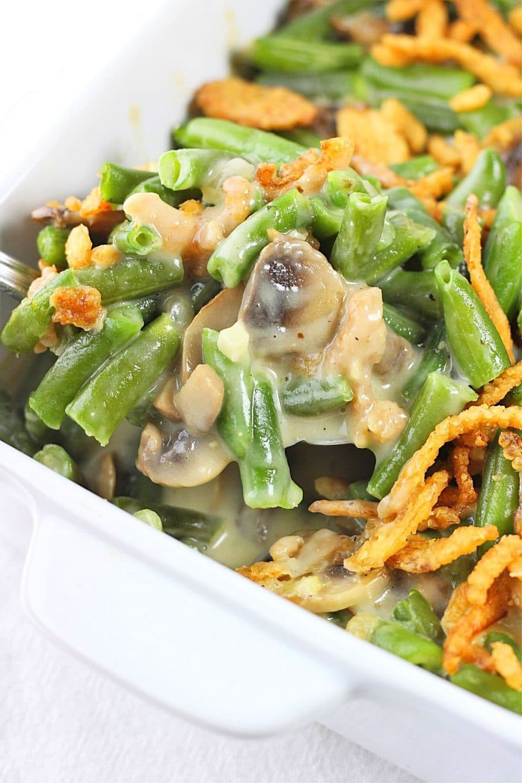 Canned Green Bean Casserole Fresh Easy Green Bean Casserole No Canned soup • now Cook This