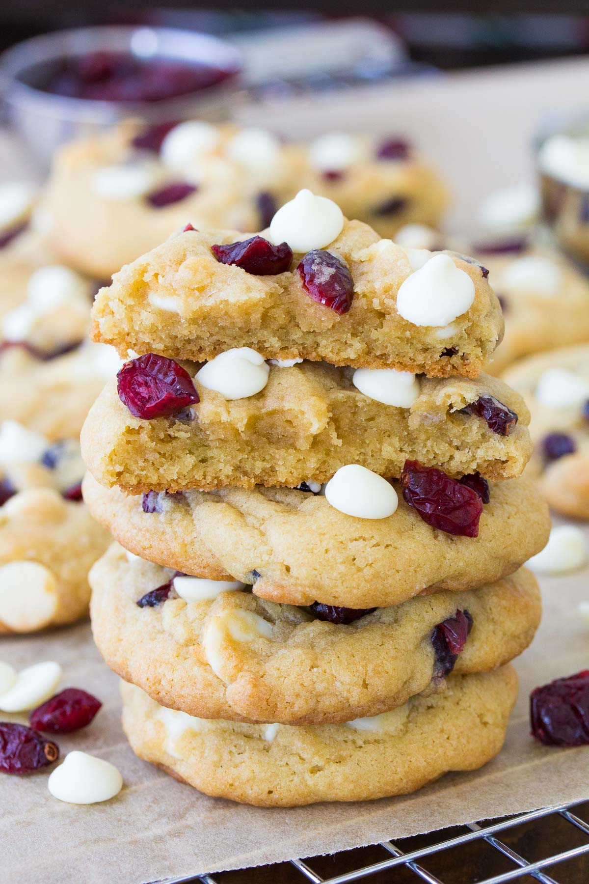 Chocolate Cranberry Cookies New White Chocolate Cranberry Cookies soft and Chewy