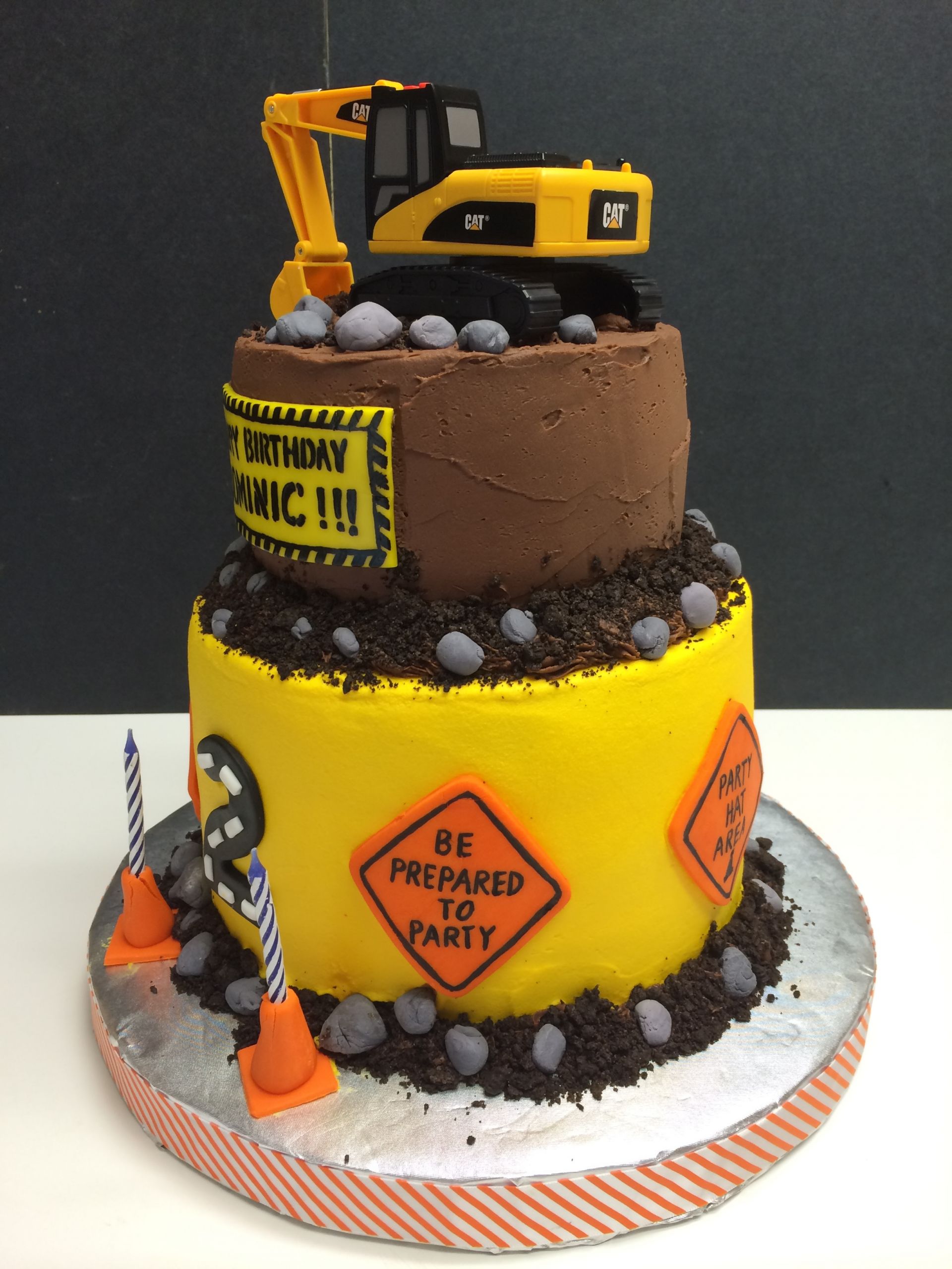 Construction Birthday Cake Awesome Construction themed Cake Cakecentral