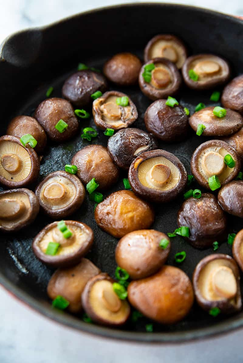 The Most Satisfying Cooking Shiitake Mushrooms