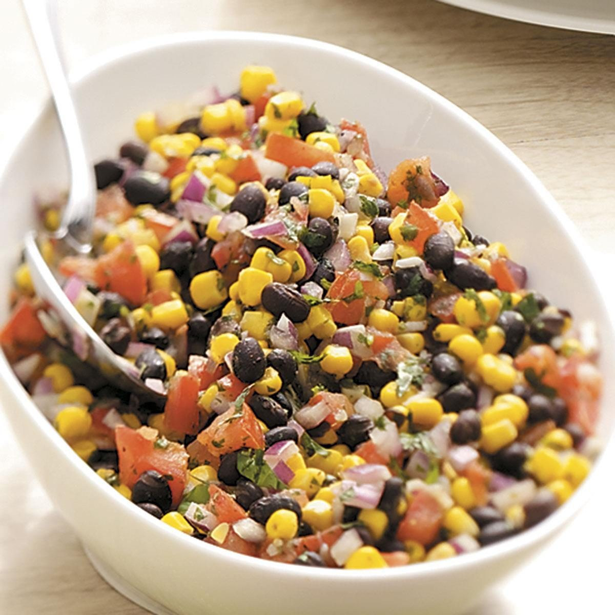 Corn and Bean Salad Beautiful Corn and Black Bean Salad Recipe