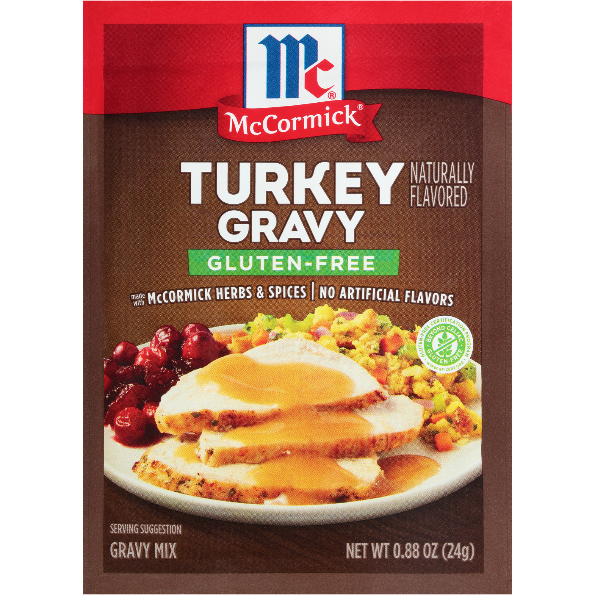 Dairy Free Gravy Elegant Mccormick Gluten Free Turkey Gravy Mix 0 88 Oz Walmart