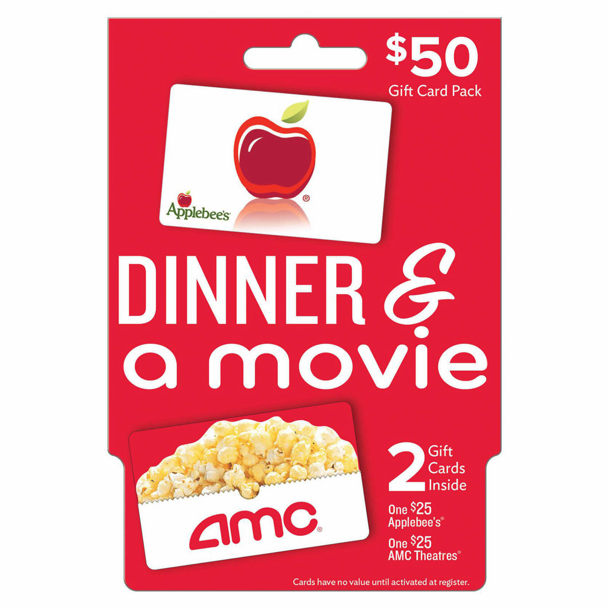 Dinner and A Movie Gift Card Best Of $50 Dinner and A Movie Gift Card Pack Bj S wholesale Club