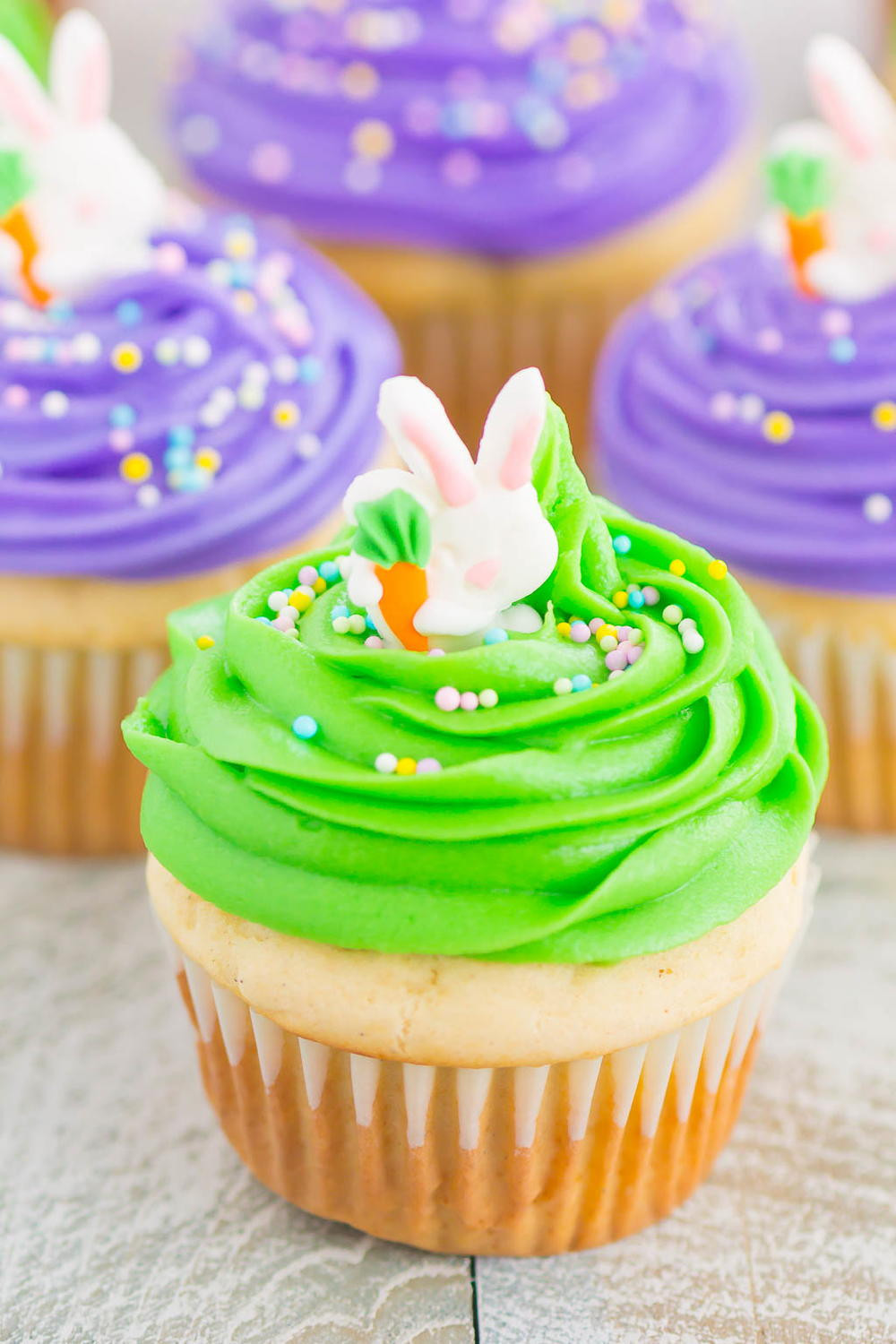 Top 15 Most Shared Easter Bunny Cupcakes