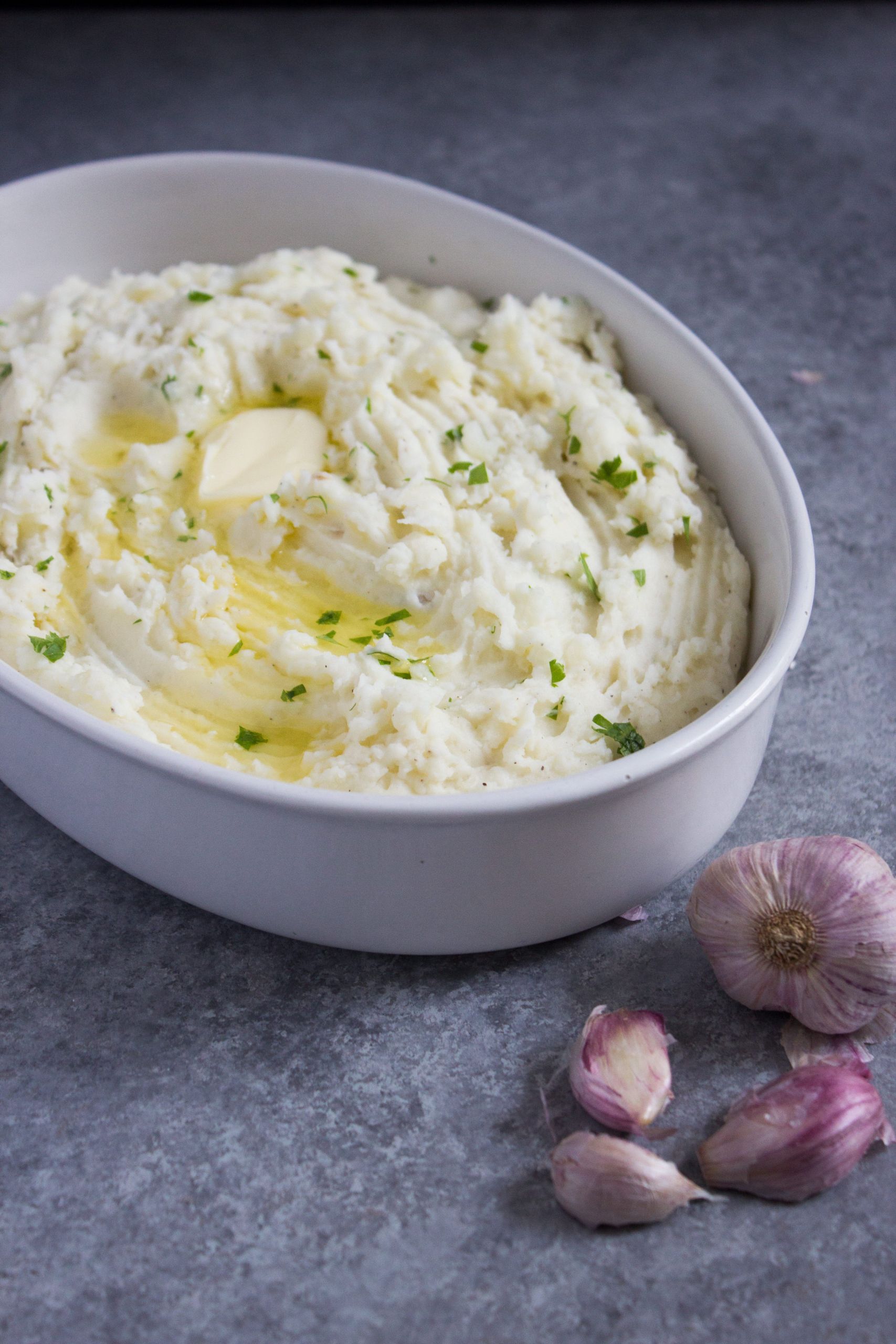 Garlic Mashed Potatoes with Cream Cheese Elegant Garlic Cream Cheese Mashed Potatoes
