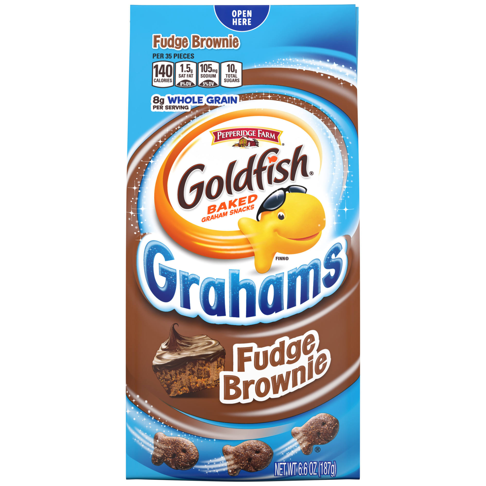 Goldfish Graham Crackers Awesome Pepperidge Farm Goldfish Grahams Fudge Brownie Crackers 6