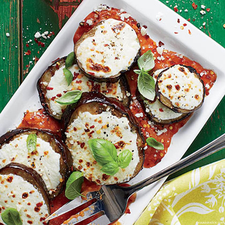 Grilled Eggplant Parmesan New Grilled Eggplant Parmesan with tomato Marinara Geaux ask