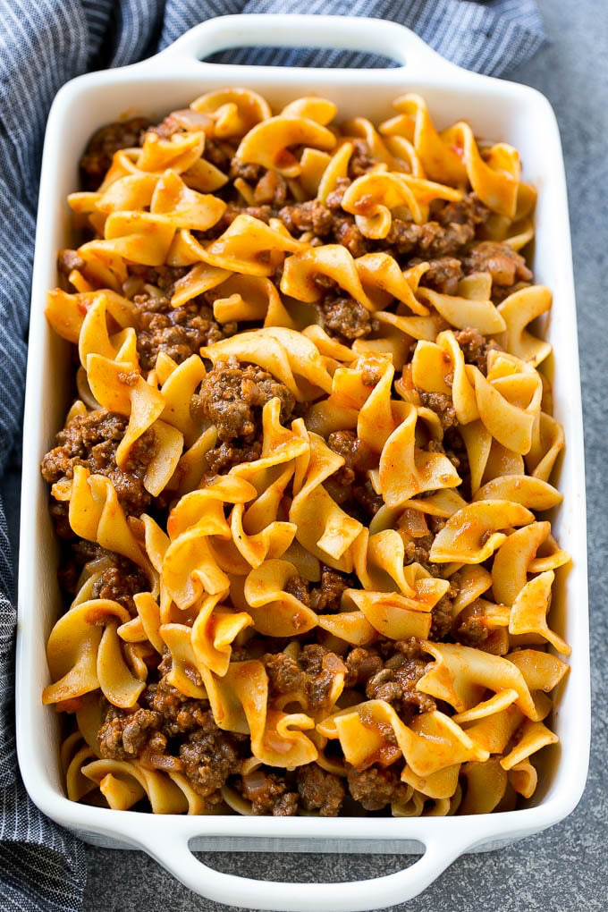 Best Ever Ground Beef and Egg Noodles Recipe