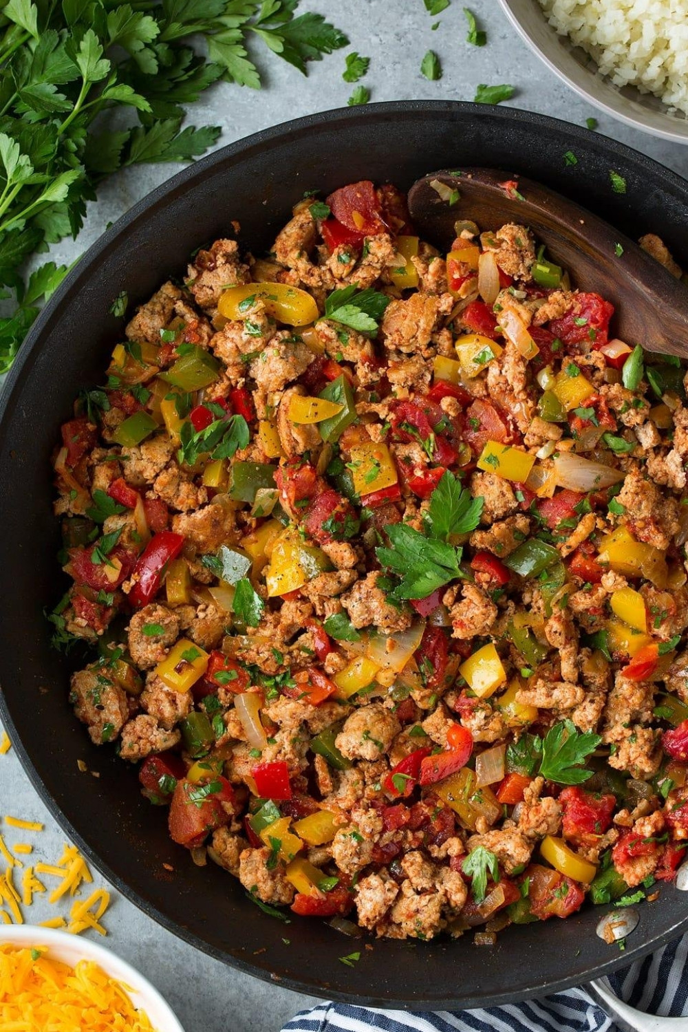 Ground Beef and Peppers New Ground Beef Stuffed Pepper Skillet Healthy Diner Tiffanie