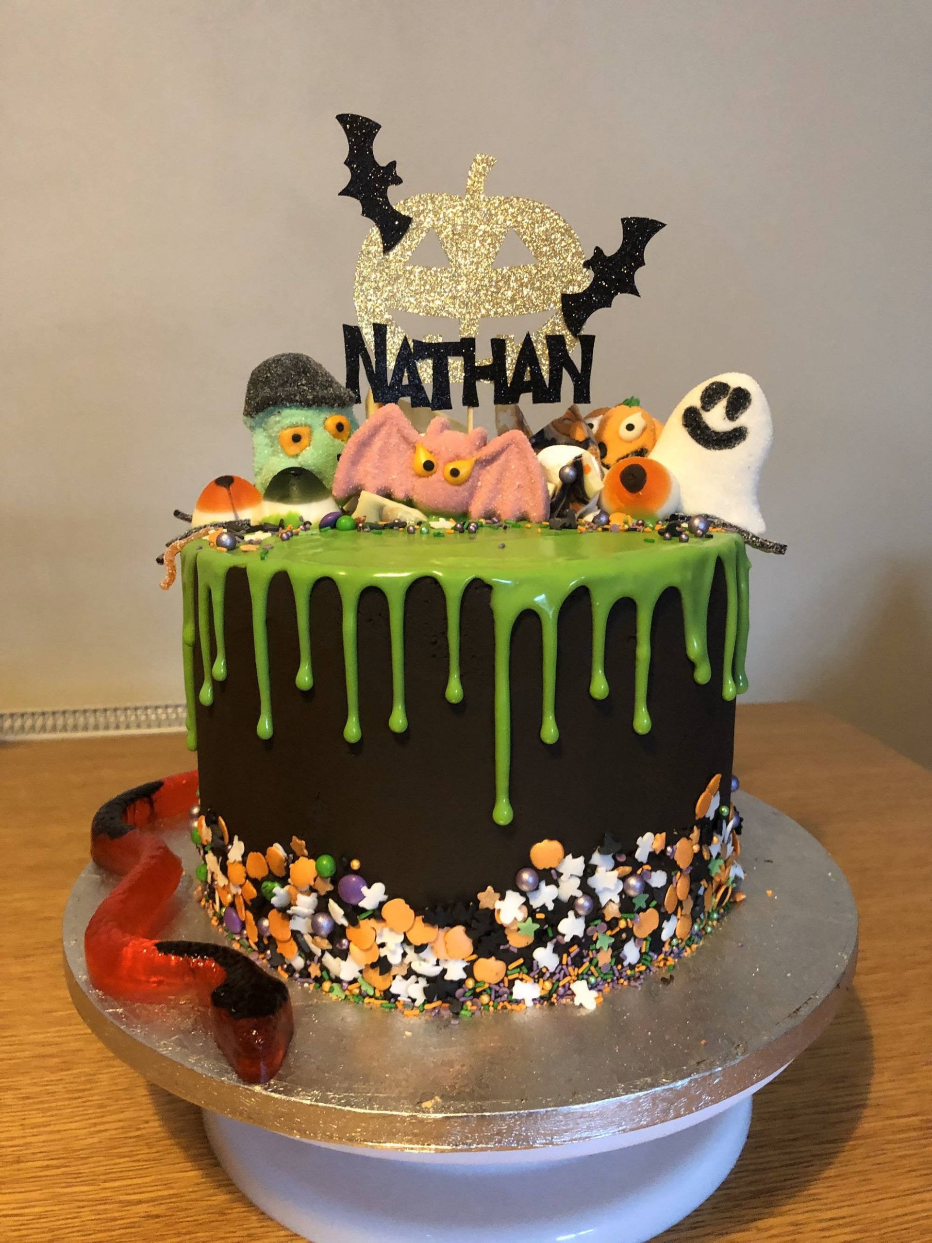 The Best Halloween Birthday Cake